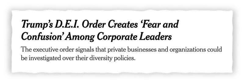 Trump DEI Tear Sheet