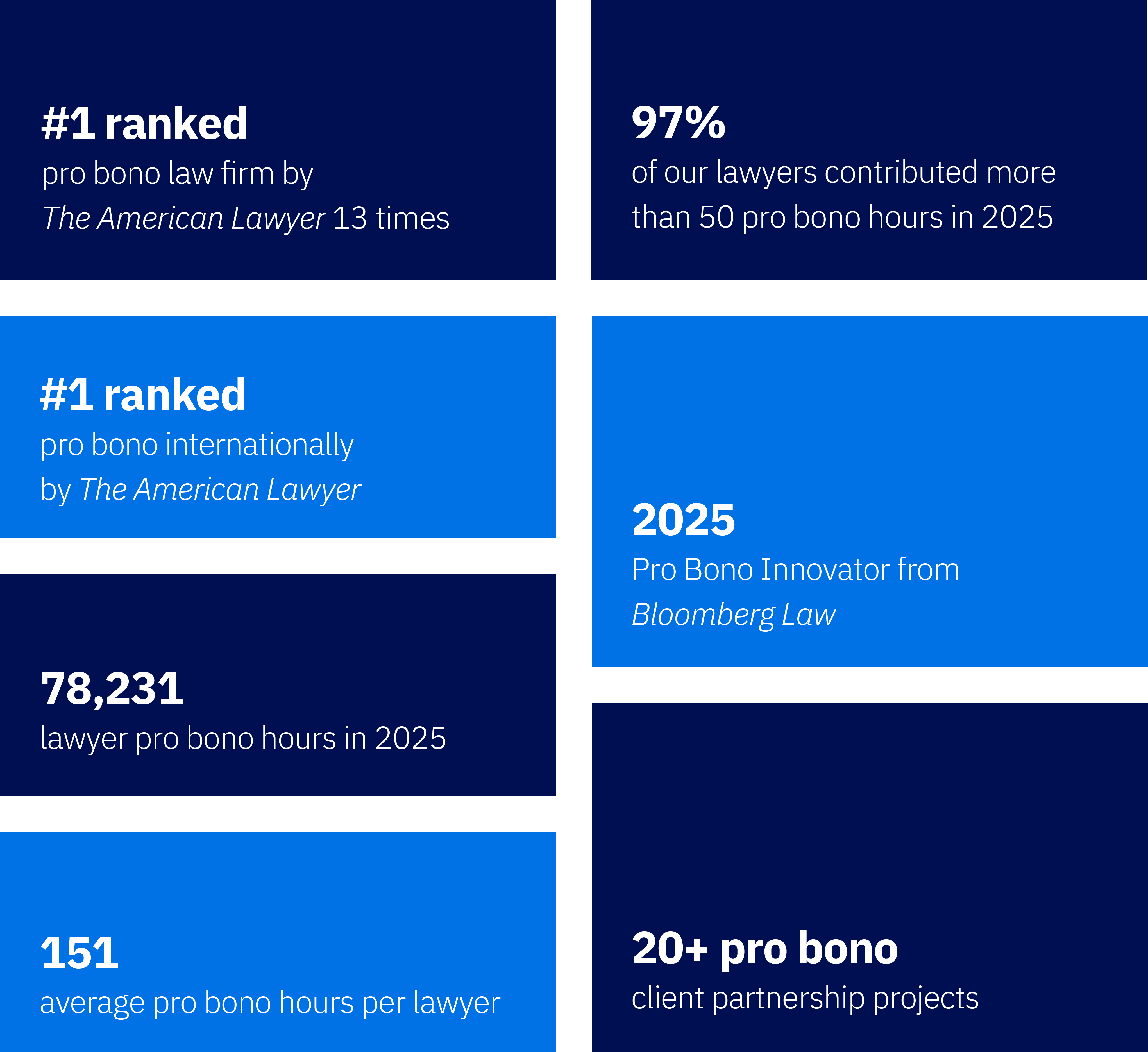 Pro Bono Jenner & Block 2025
