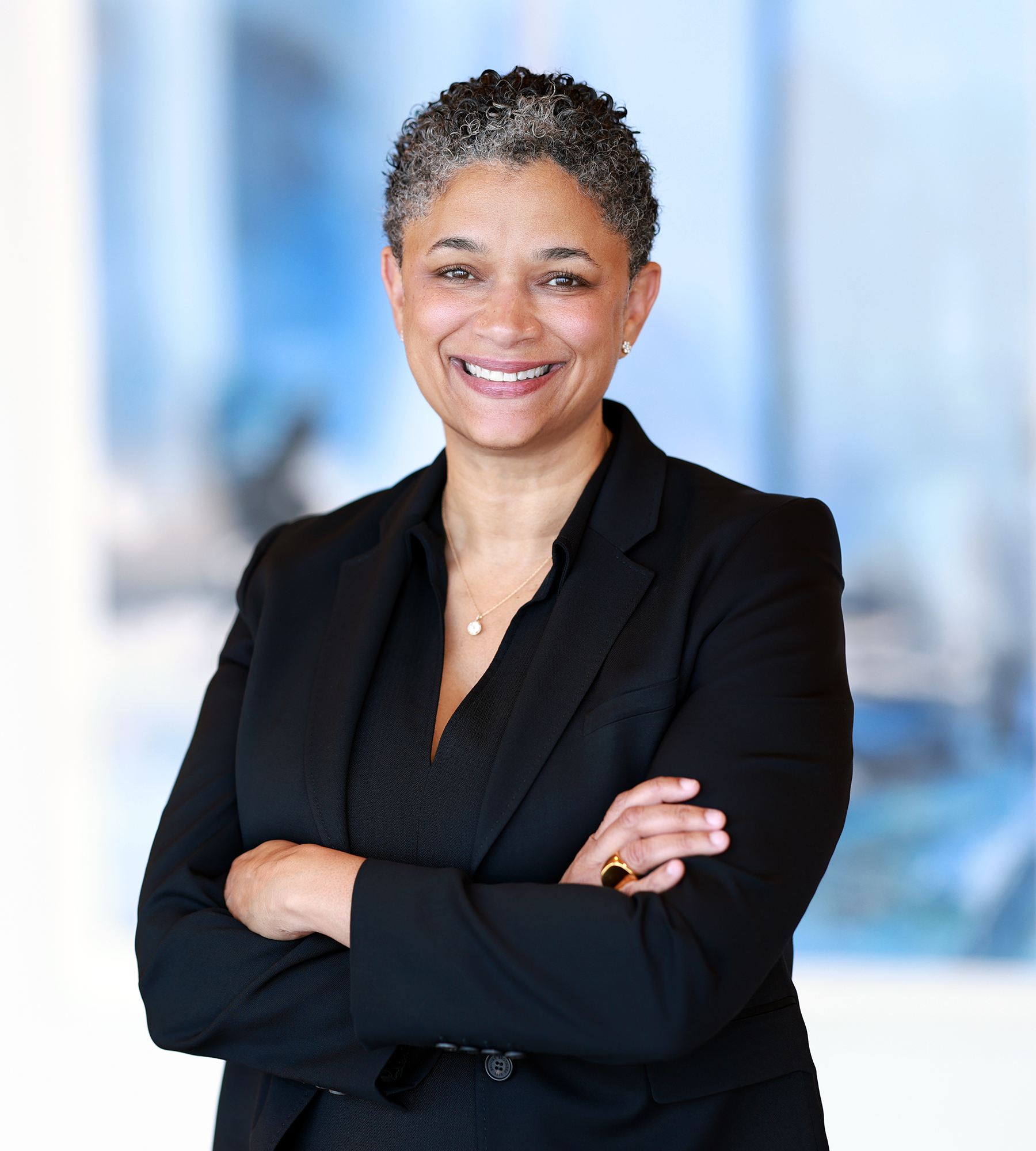 Photo of Rachael Trummel standing in an office